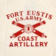 画像2: ダッパーズ　DAPPERS 　Military Crew Neck Tee Standard Sewing  "U,S,ARMY"[WHITE] LOT1628 (2)