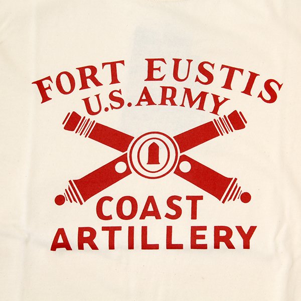 画像2: ダッパーズ　DAPPERS 　Military Crew Neck Tee Standard Sewing  "U,S,ARMY"[WHITE] LOT1628