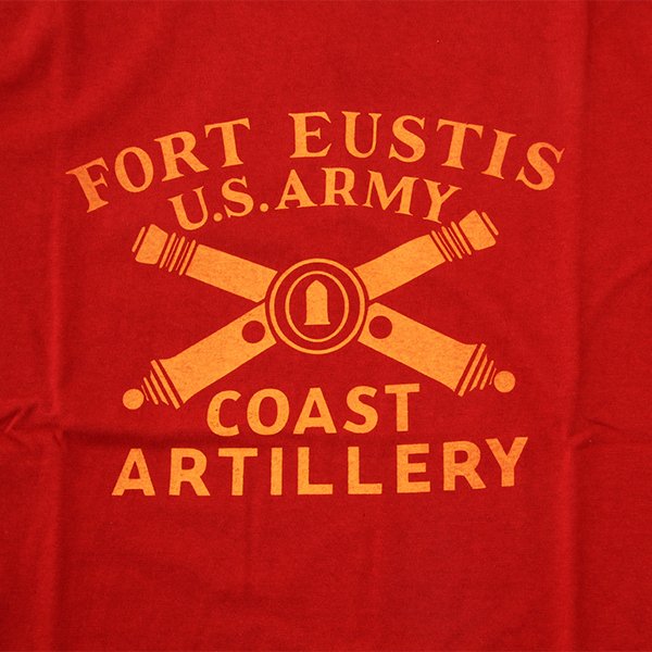 画像2: ダッパーズ　DAPPERS 　Military Crew Neck Tee Standard Sewing  "U,S,ARMY"[RED] LOT1628