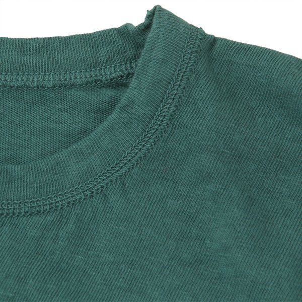 画像3: ダッパーズ　DAPPERS 40’s Style Military Neck Tee Special Sewing Model  "HARTMAN"[GRN] LOT1710