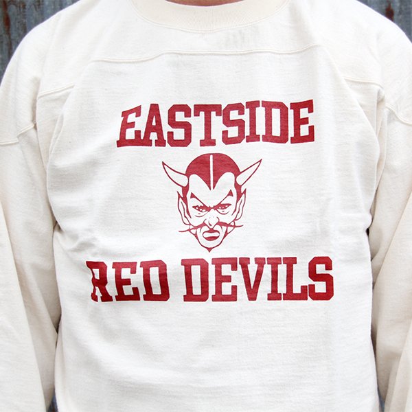 画像2: DAPPERS　ダッパーズ　 "Drop Shoulder Football L/S Tee With Elbow Patch Special Sewing Model" [ OFF WHITE]LOT1759