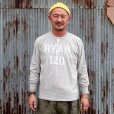 画像1: DAPPERS　ダッパーズ　 "Classical Henley Neck Long Sleeve Tee Special Sewing Model" [ GRAY]LOT1727 (1)