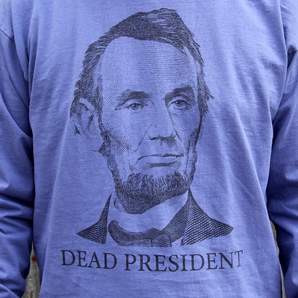 画像2: SLOPPY SUPPLY　スラッピーサプライ　 "L/S TEE PRESIDENT" [BLUE] 