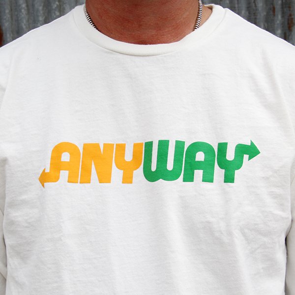 画像2: SLOPPY SUPPLY　スラッピーサプライ　 "L/S TEE 　ANYWAY" [OFF] 
