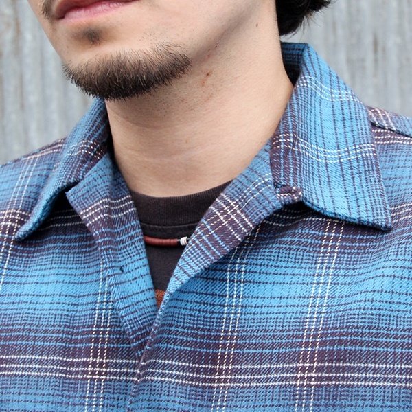 画像2: ウエストライド 長袖ワークシャツ WEST RIDE NAVY WORK SHIRTS[BLUE]  