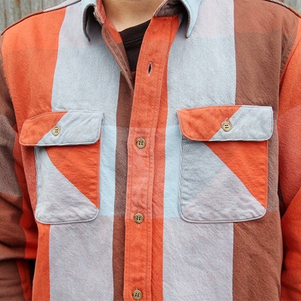 画像3: ジェラード　JELADO UNION WORKER SHIRT REGULER LENGTH[APPLECOT] JP12109