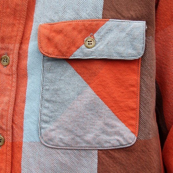 画像4: ジェラード　JELADO UNION WORKER SHIRT REGULER LENGTH[APPLECOT] JP12109