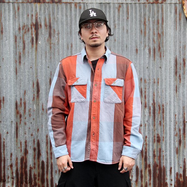 画像1: ジェラード　JELADO UNION WORKER SHIRT REGULER LENGTH[APPLECOT] JP12109