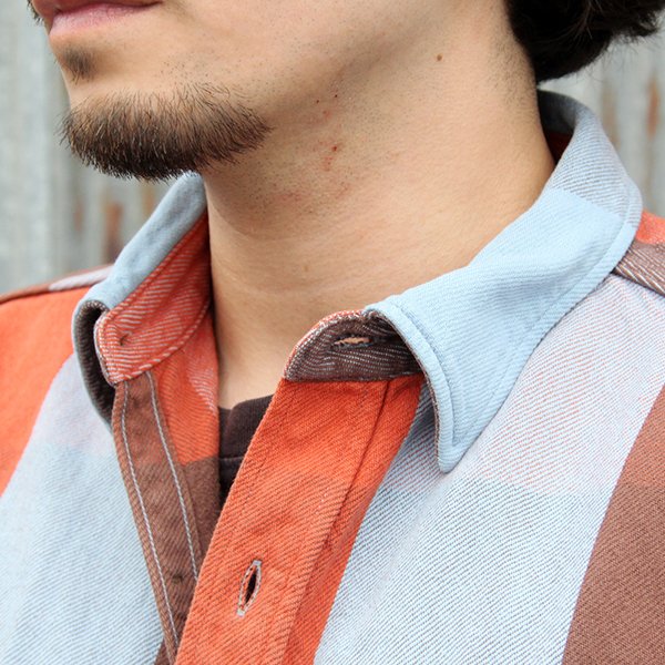 画像2: ジェラード　JELADO UNION WORKER SHIRT REGULER LENGTH[APPLECOT] JP12109