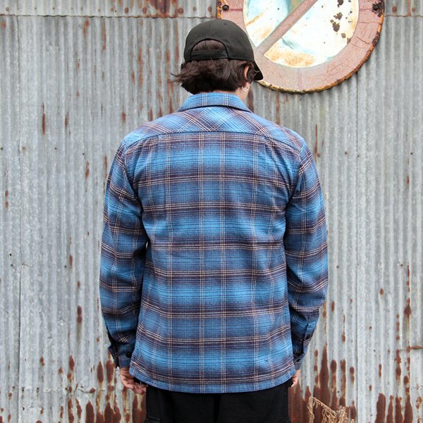 画像6: ウエストライド 長袖ワークシャツ WEST RIDE NAVY WORK SHIRTS[BLUE]  