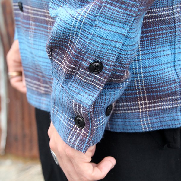 画像5: ウエストライド 長袖ワークシャツ WEST RIDE NAVY WORK SHIRTS[BLUE]  