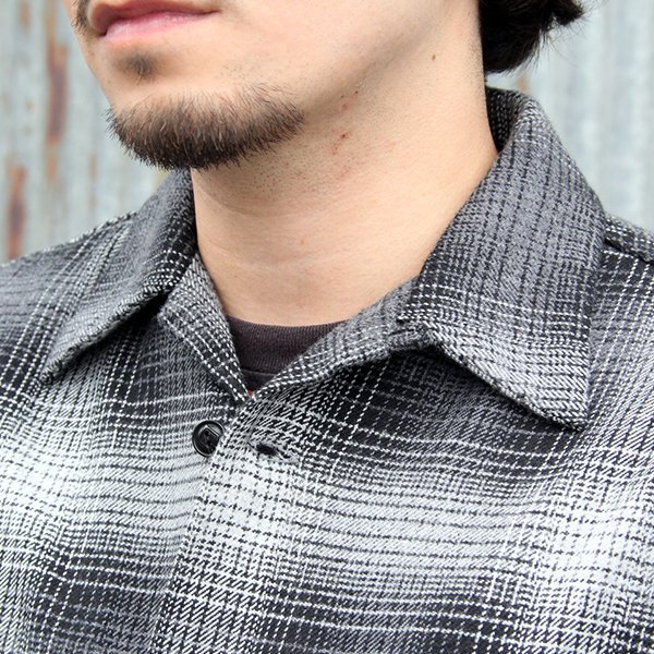 画像2: ウエストライド 長袖ワークシャツ WEST RIDE NAVY WORK SHIRTS[BLACK]  