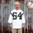 画像1: JACKSON MATISSE　ジャクソンマティス　 "64 FOOTBALL TEE" [ OFF] (1)