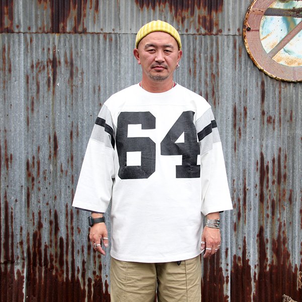 画像1: JACKSON MATISSE　ジャクソンマティス　 "64 FOOTBALL TEE" [ OFF]