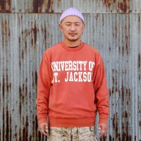 ジャクソンマティス　JACKSON MATISSE ”UNIVERSITY OF ST.JACKSON Sweat"[RED]