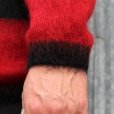 画像3: WESTRIDE 　ウエストライド　 "BORDER MOHAIR SWEATER" [BLK/RED] (3)