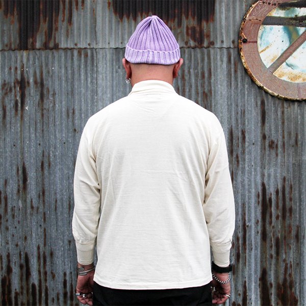 画像6: DAPPERS ダッパーズ　 "Classical Turtle Neck Long Sleeve Tee Special Sewing Model " [OFF WHITE] LOT1801LOT1798