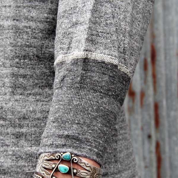 画像4: DAPPERS ダッパーズ　 "Classical Turtle Neck Long Sleeve Tee Special Sewing Model " [H.GRAY] LOT1801LOT1798