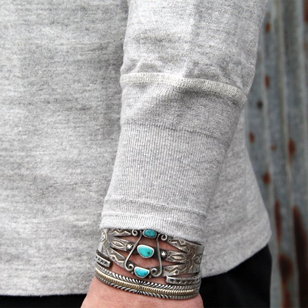 画像4: DAPPERS ダッパーズ　 "Classical Turtle Neck Long Sleeve Tee Special Sewing Model " [L.GRAY] LOT1801LOT1798