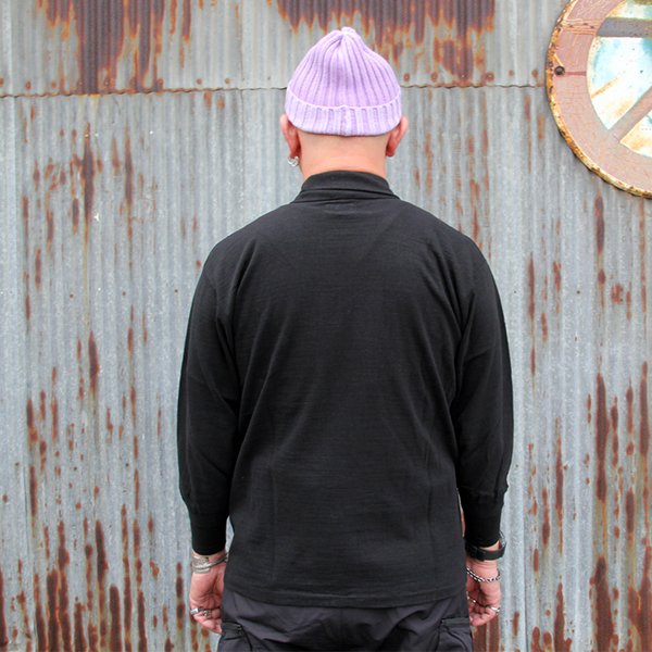 画像5: DAPPERS ダッパーズ　 "Classical Turtle Neck Long Sleeve Tee Special Sewing Model " [BLACK] LOT1801LOT1798