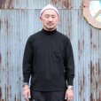 画像1: DAPPERS ダッパーズ　 "Classical Turtle Neck Long Sleeve Tee Special Sewing Model " [BLACK] LOT1801LOT1798 (1)