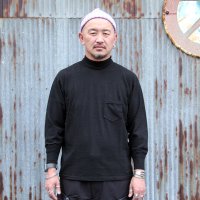 DAPPERS ダッパーズ　 "Classical Turtle Neck Long Sleeve Tee Special Sewing Model " [BLACK] LOT1801LOT1798