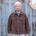 ジャクソンマティス　JACKSONMATISSE　SUEDE LEATHER TRUCKER JACKET [BROWN]
