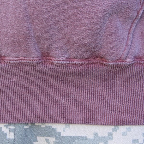 画像5: ダブルワークス　DUBBLE WORKS 　スウェット  "SMILE FADED PARKA"[PD BORDEAUX]