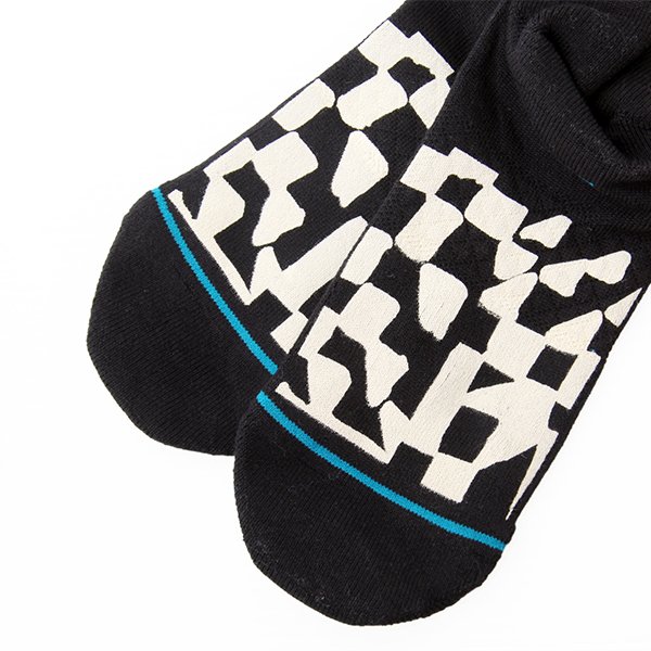画像4: STANCE スタンス 　ソックス　" WAVE CHECK CREW" [BLK] 
