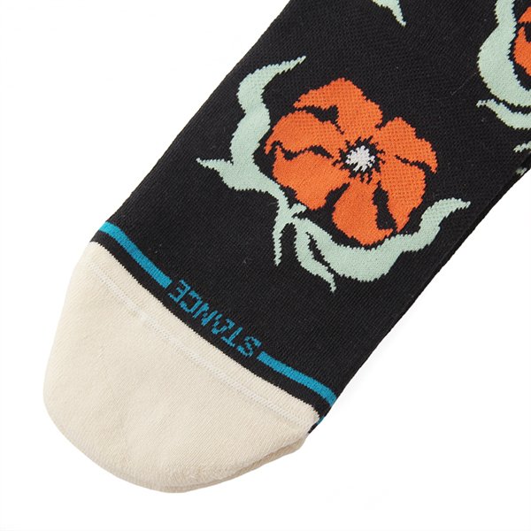 画像2: STANCE スタンス 　ソックス　" BROADCAST FLORAL CREW" [BLACK] 
