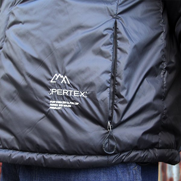 画像2: COMFY コムフィ PUFF SWEATER UL FULLZIP  [BLACK]