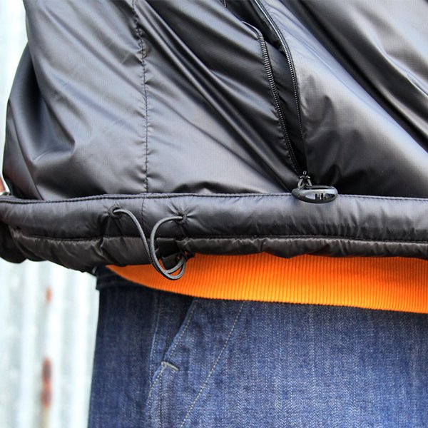 画像4: COMFY コムフィ PUFF SWEATER UL FULLZIP  [BLACK]