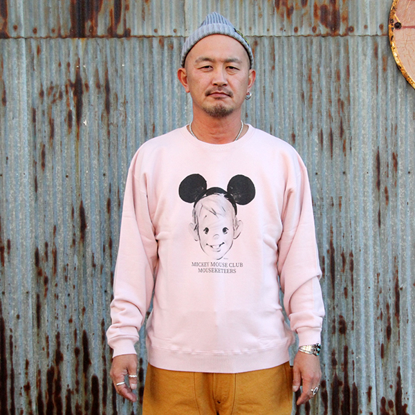 JACSON MATISSE　 ”MICKEY MOUSE CLUB　BOYS SWEAT” [PINK]