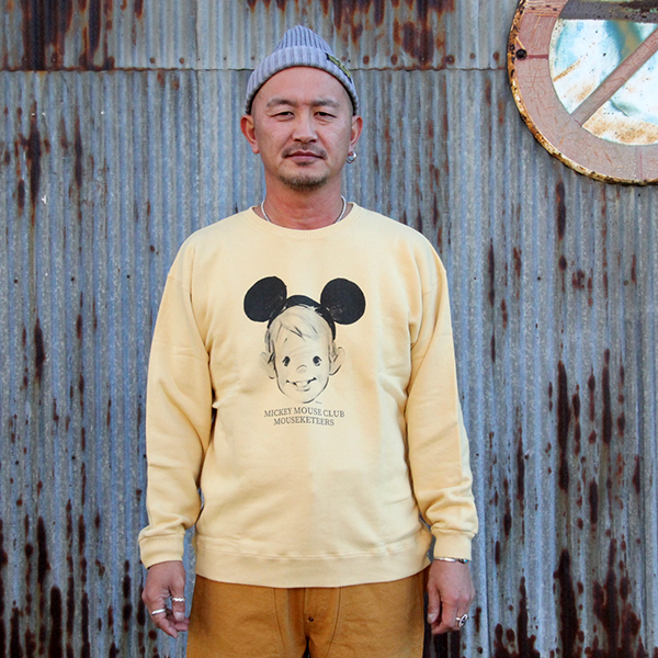 JACSON MATISSE　 ”MICKEY MOUSE CLUB　BOYS SWEAT” [YEL]