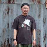 画像: ストレンジトリップ　STRANGE TRIP TEE "叛HELMET TEE  "［SUMI BLACK］