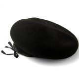 画像: ダッパーズ　DAPPERS ARMY STYLE WOOLEN BERET -[BLACK] LOT1598