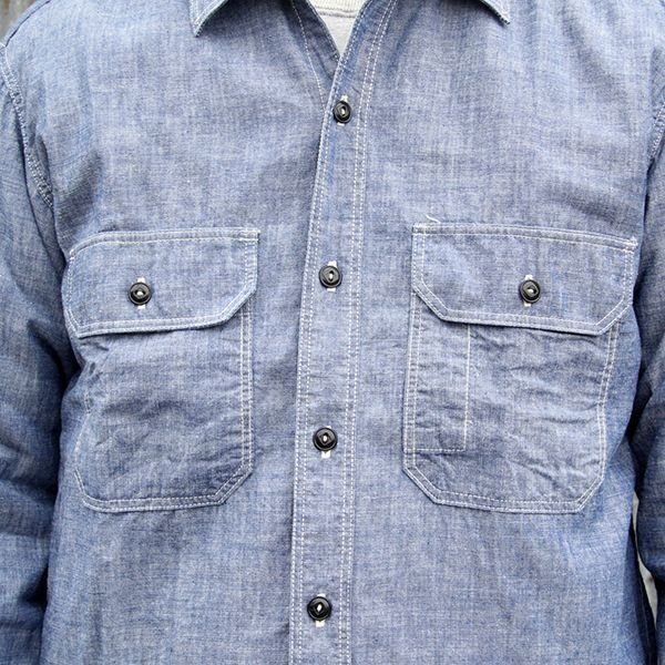 ワンピースオブロック ONE-PIECE OF ROCK L/S WORK SHIRTS -ANCHOR SMITH SHIRTS- [IND  CHAM] - 【FORTYNINERS】 AMERICAN CLOTHING SHOP