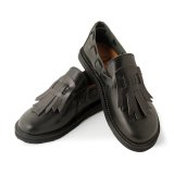 画像: DAPPERS  ダッパーズ　 "TOCHIGI LEATHER SLIP ON SANDALS "[BLACK] LOT1626