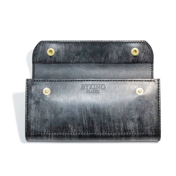 画像7: BYKING Classic　 ロングウォレット【Keel】 ブライドル　[BLACK]  (7)