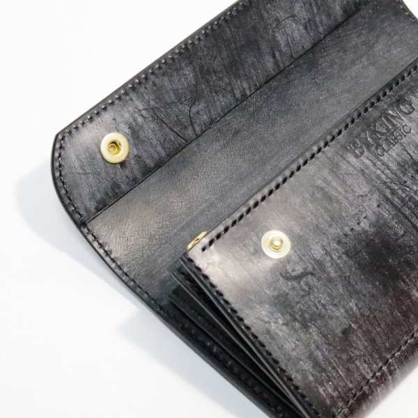 画像6: BYKING Classic　 ロングウォレット【Keel】 ブライドル　[BLACK]  (6)