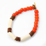 画像: BYKING バイキング　BEADS BRACELET[ORANGE]