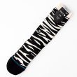 画像1: STANCE スタンス 　ソックス　"SPIKE" [BLACK/WHITE]  (1)