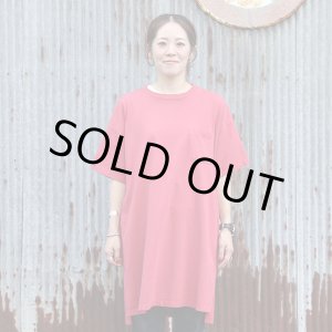 画像: グッドオン　GOOD ON WOMENS " ショートスリーブクルーポケットチュニック " [P-RED] 