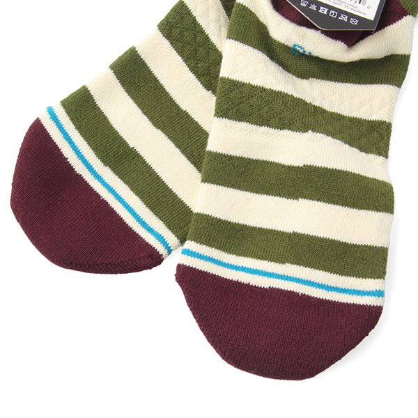 画像4: STANCE スタンス 　ソックス　"BRETON QUARTER【Unisex】" [GREEN]  (4)