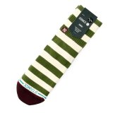 画像: STANCE スタンス 　ソックス　"BRETON QUARTER【Unisex】" [GREEN] 