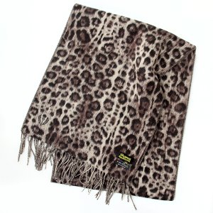 画像: DAPPER’S　ダッパーズ　Cashmink Scarf by V.FRAAS LOT1738[TAUPE 【Leopard】]LOT1738