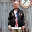 画像1: ウエストライド　WESTRIDE　" LONG RIDER SOUVENIR JACKET"[BLK/CRM]  (1)