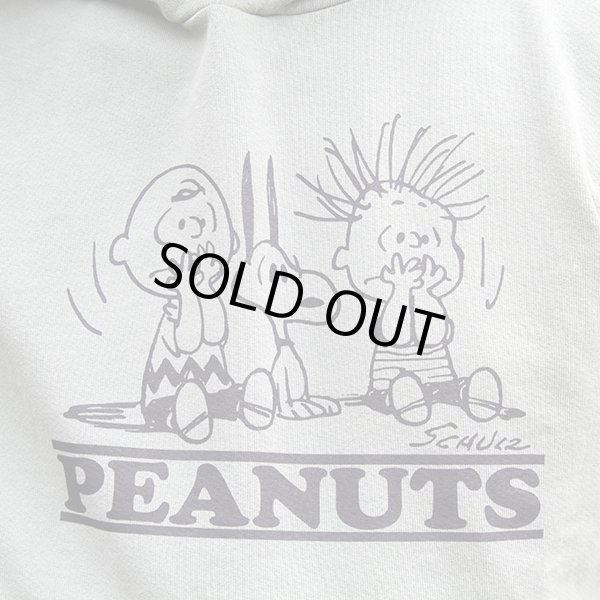 画像2: PEANUTS   MADE IN USA  "プルパーカー"  [GREEN]  (2)