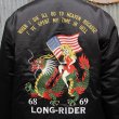 画像8: ウエストライド　WESTRIDE　" LONG RIDER SOUVENIR JACKET"[BLK/CRM]  (8)