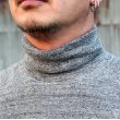 画像2: ダブルワークス　DUBBLE WORKS 　スウェット  "LOOP WHEEL”TURTLENECK SWEAT SHIRTS"[H. CHARCOL]lot.86013 (2)